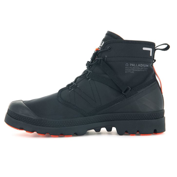 Palladium Pampa Travel Lite+ Waterdichte Laarzen Dames Zwart | NL 71MPCSA